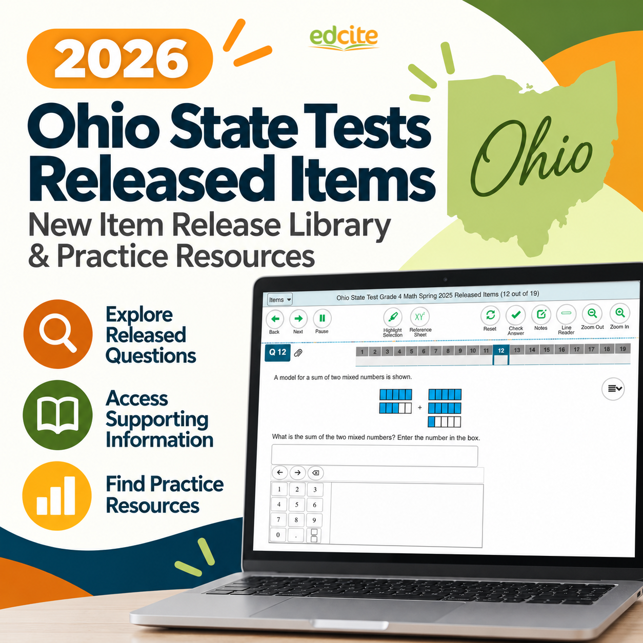 2026 Ohio State Tests Released Items: New Item Release Library & Practice Resources